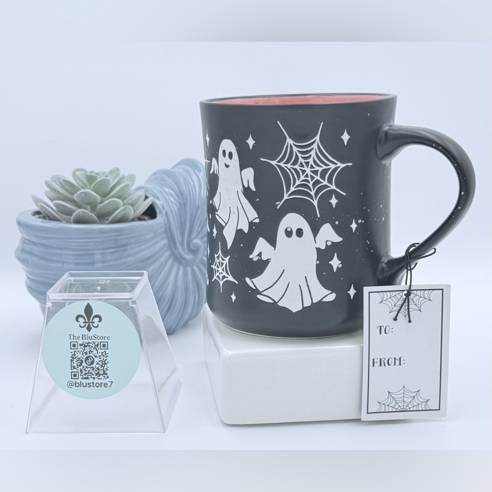 Ghost and Spiderweb Mug NWT